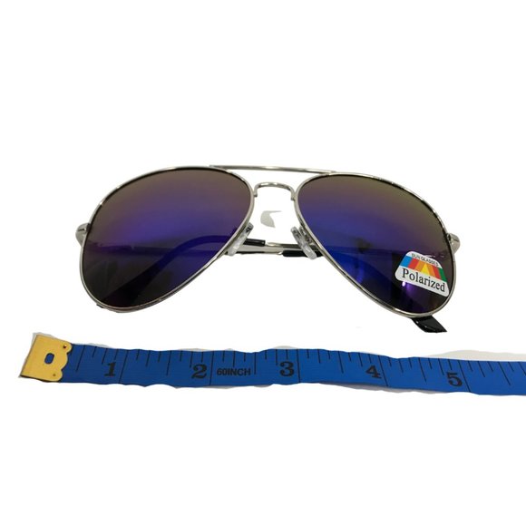 Mirrored Polarized Aviator Sunglasses (NWT) - Picture 9 of 10